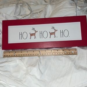 Ho Ho Ho Rae Dunn sign